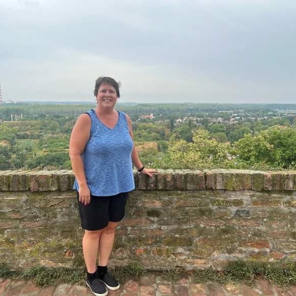 Rainbeau Ginger Mesh Detail Back Tank Top Muscle Tee 18/20 2X Plus Size - Picture 4 of 9